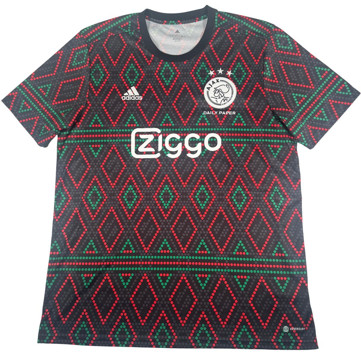 Ajax 2022/2023 Pre-Match Daily Paper Training Football Shirt XL