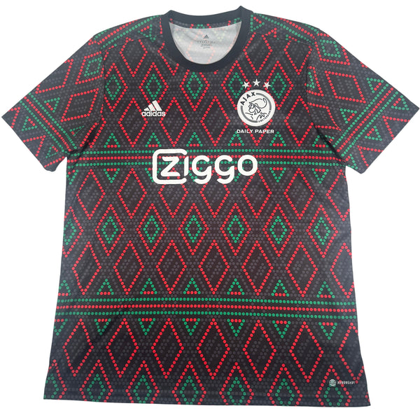 Ajax 2022/2023 Pre-Match Daily Paper Training Football Shirt XL