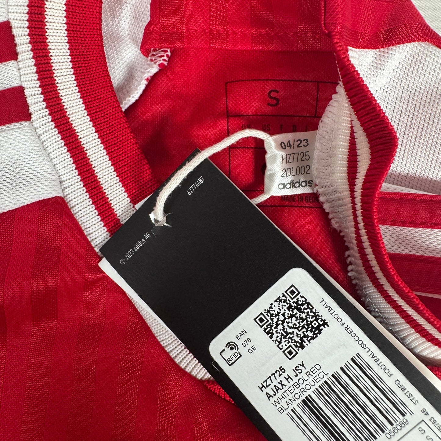 Ajax 2023/2024 Home Football Shirt Small BNWT