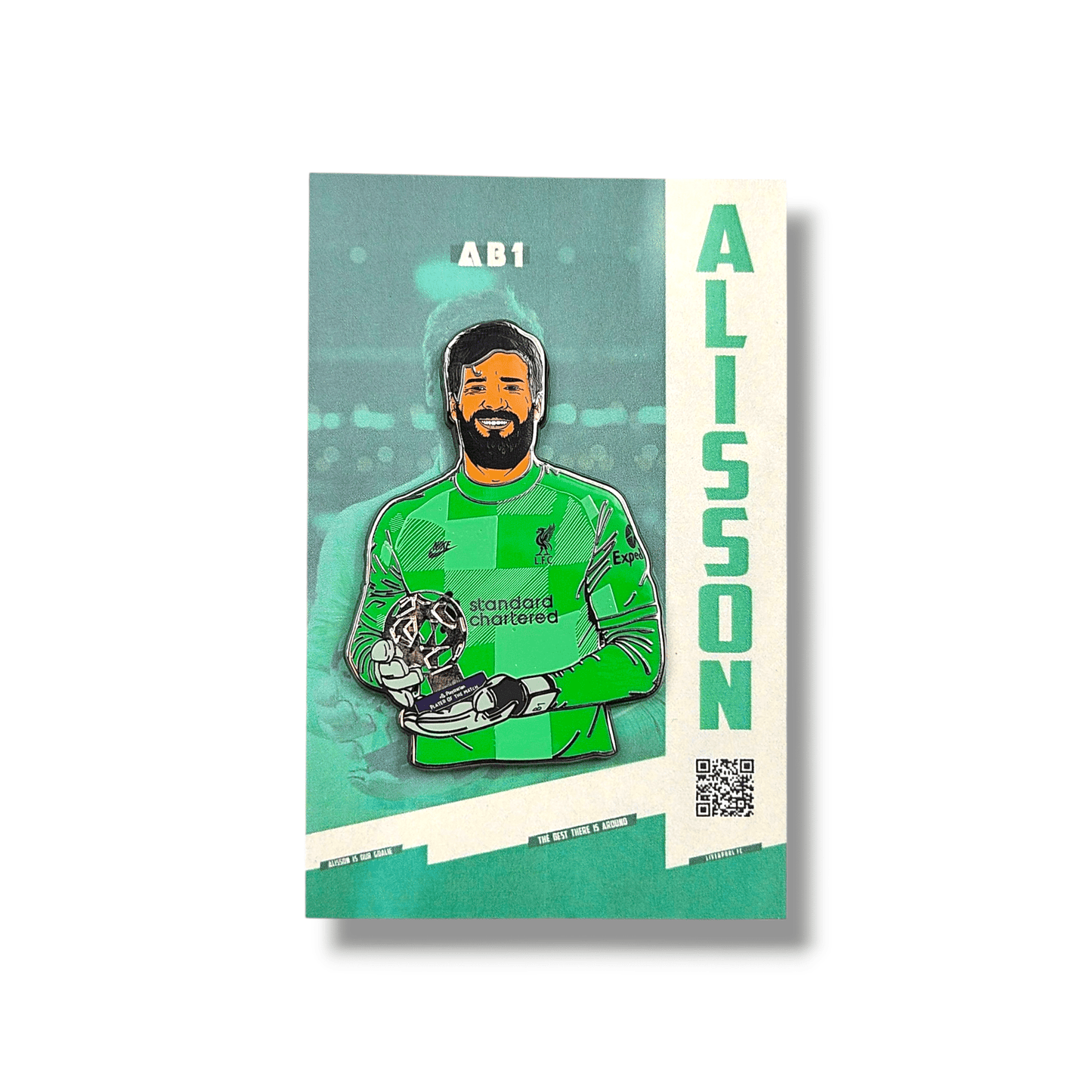 Alisson Becker- Liverpool Icon Pin Badge