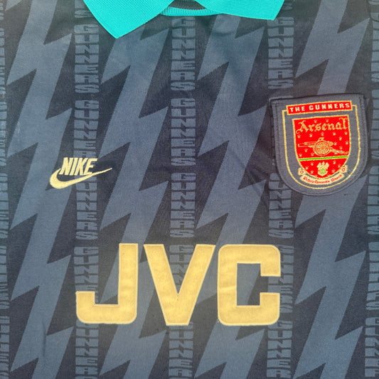 Arsenal 1994/1995 Away Football Shirt Large