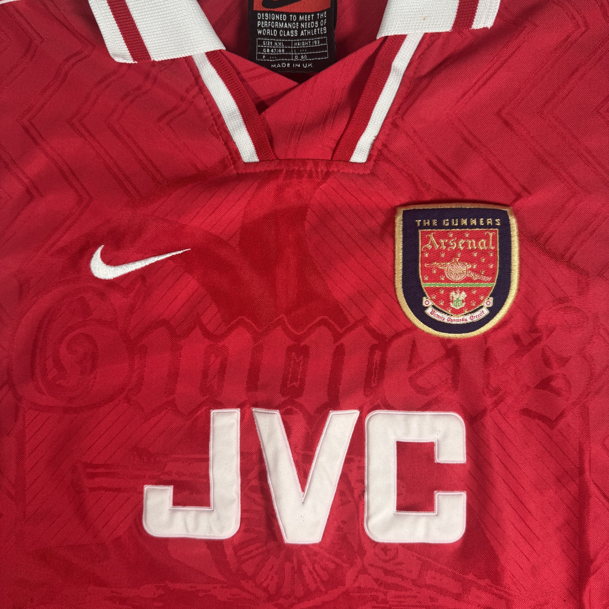 Arsenal 1996/1997/1998 Home Football Shirt XXL