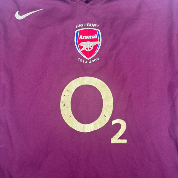 Arsenal 2005/2006 Home Football Shirt 2XL