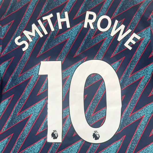 SMITH ROWE 10 Arsenal 2021/2022 Third Football Shirt Large