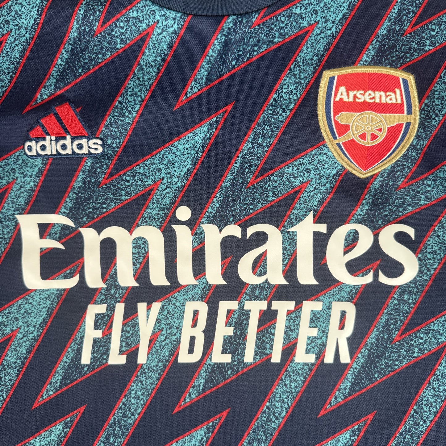Arsenal 2021/2022 Third Football Shirt Large