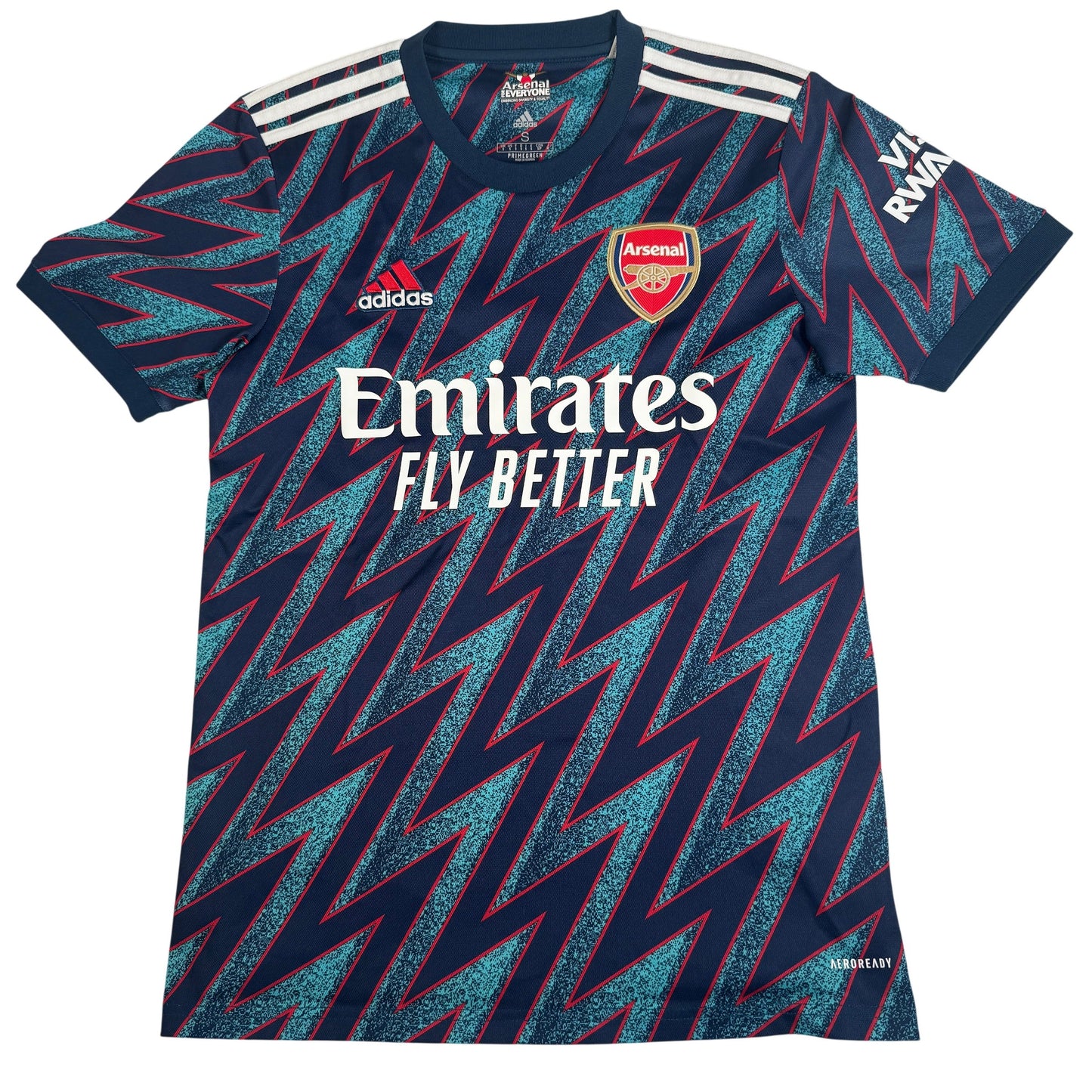Arsenal 2021/2022 Third Football Shirt Small