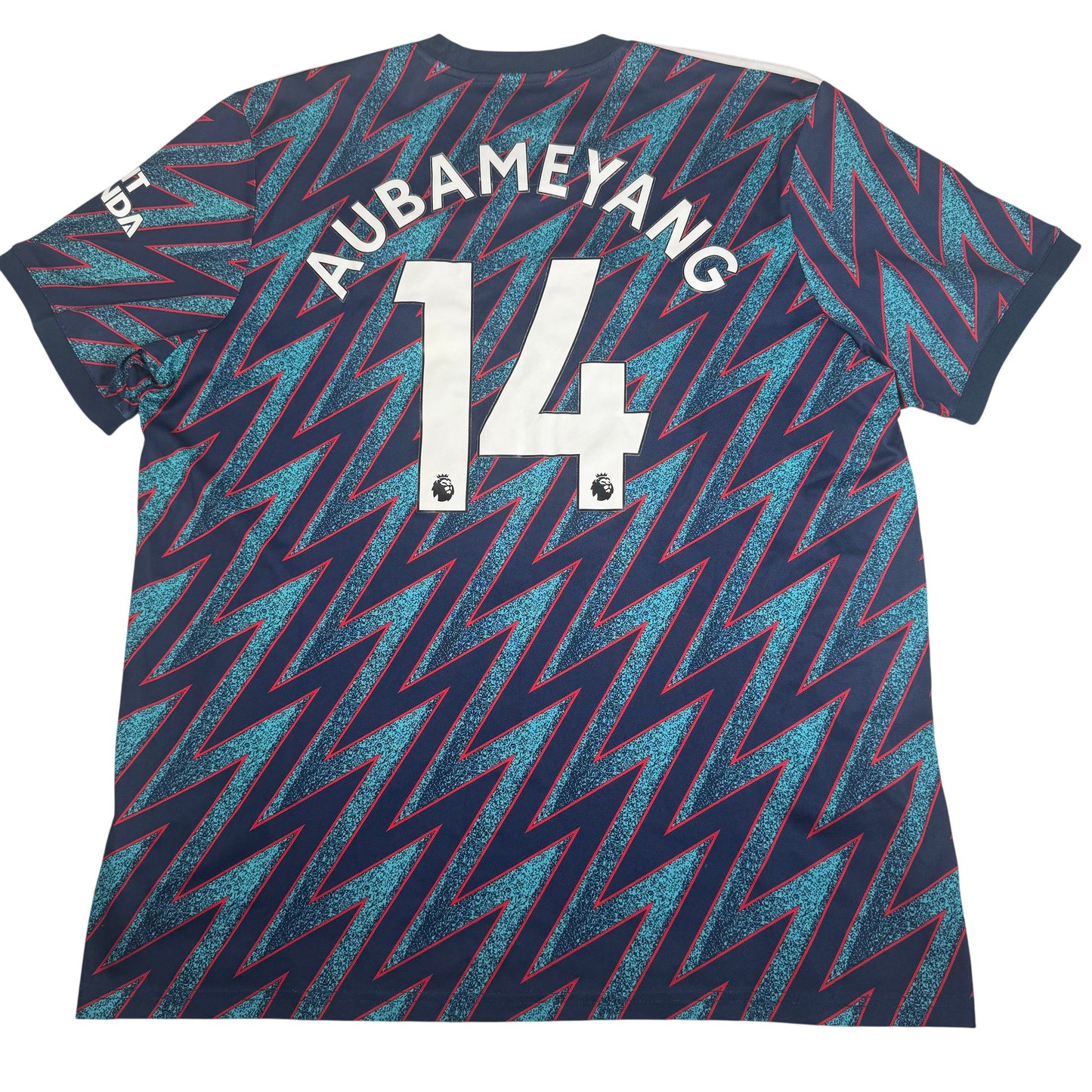 Aubameyang 14 Arsenal 2021/2022 Third Football Shirt XXL