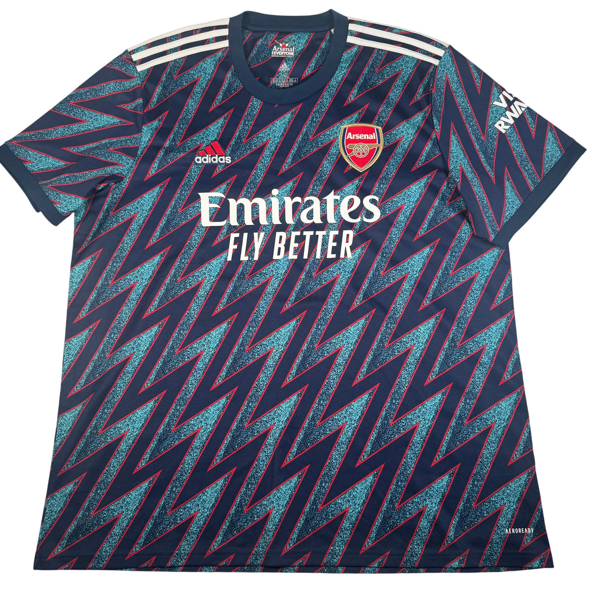 Arsenal 2021/2022 Third Football Shirt XXL