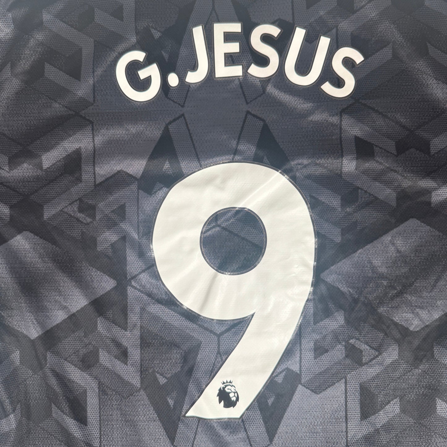 G.JESUS 9 Arsenal 2022/2023 Away Football Shirt Large