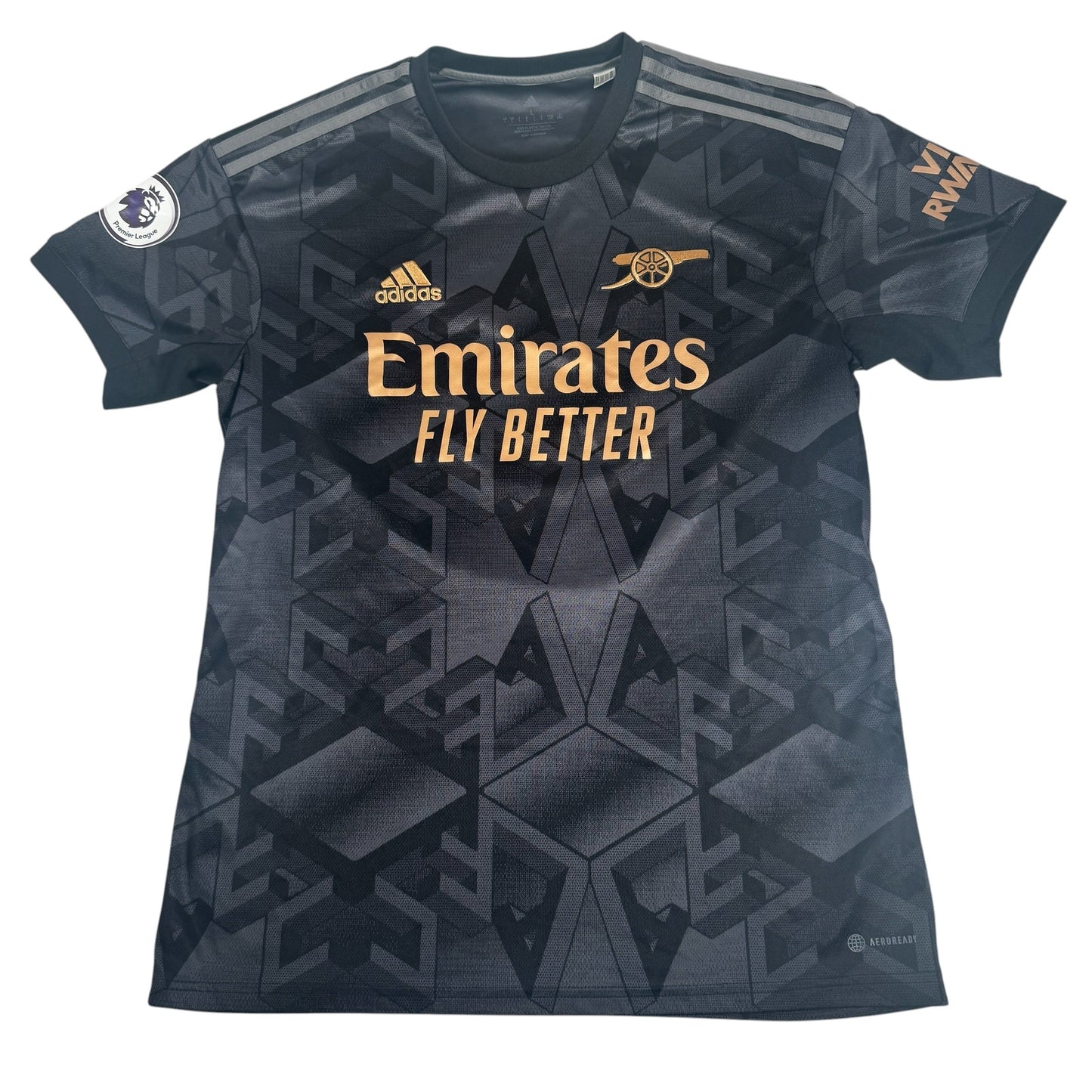 G.JESUS 9 Arsenal 2022/2023 Away Football Shirt Large