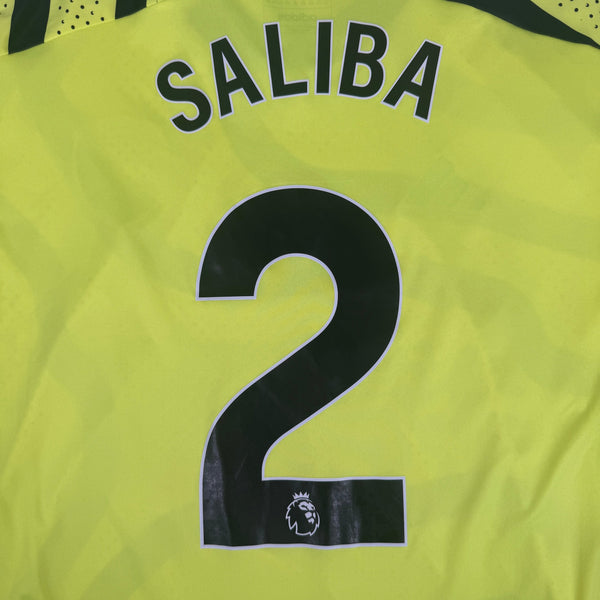 SALIBA 2 Arsenal 2023/2024 Away Football Shirt 2XL