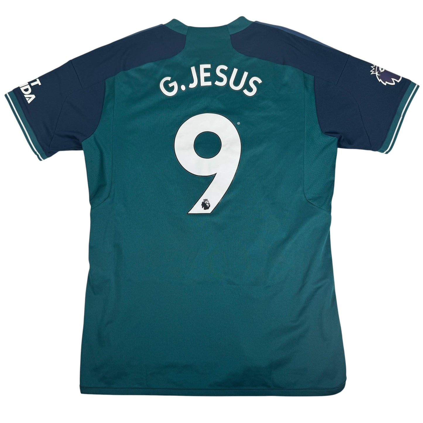 G. JESUS 9 Arsenal 2023/2024 Third Football Shirt Large