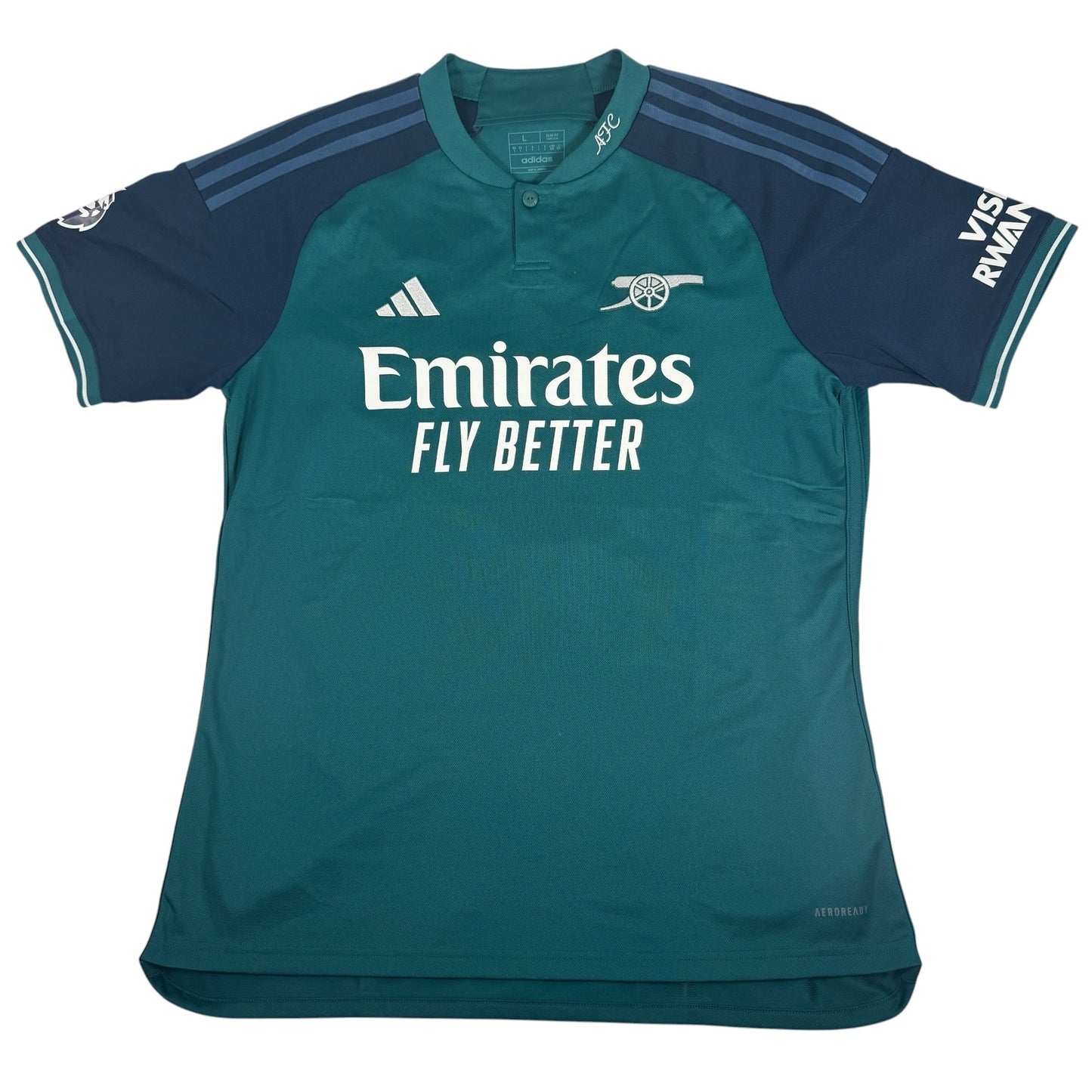 G. JESUS 9 Arsenal 2023/2024 Third Football Shirt Large