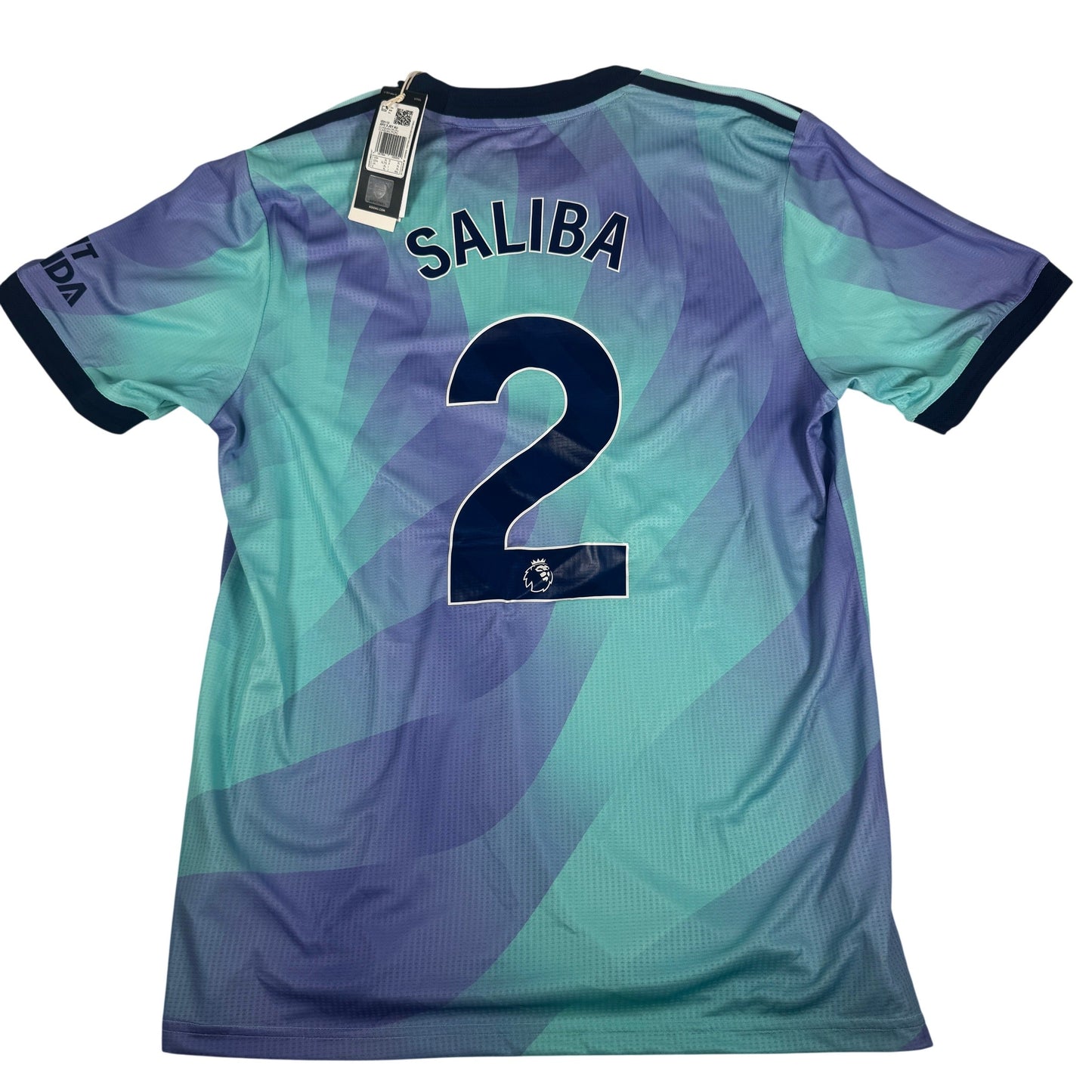 Saliba 2 Arsenal 2024/2025 Third HEAT.RDY Football Shirt XL BNWT