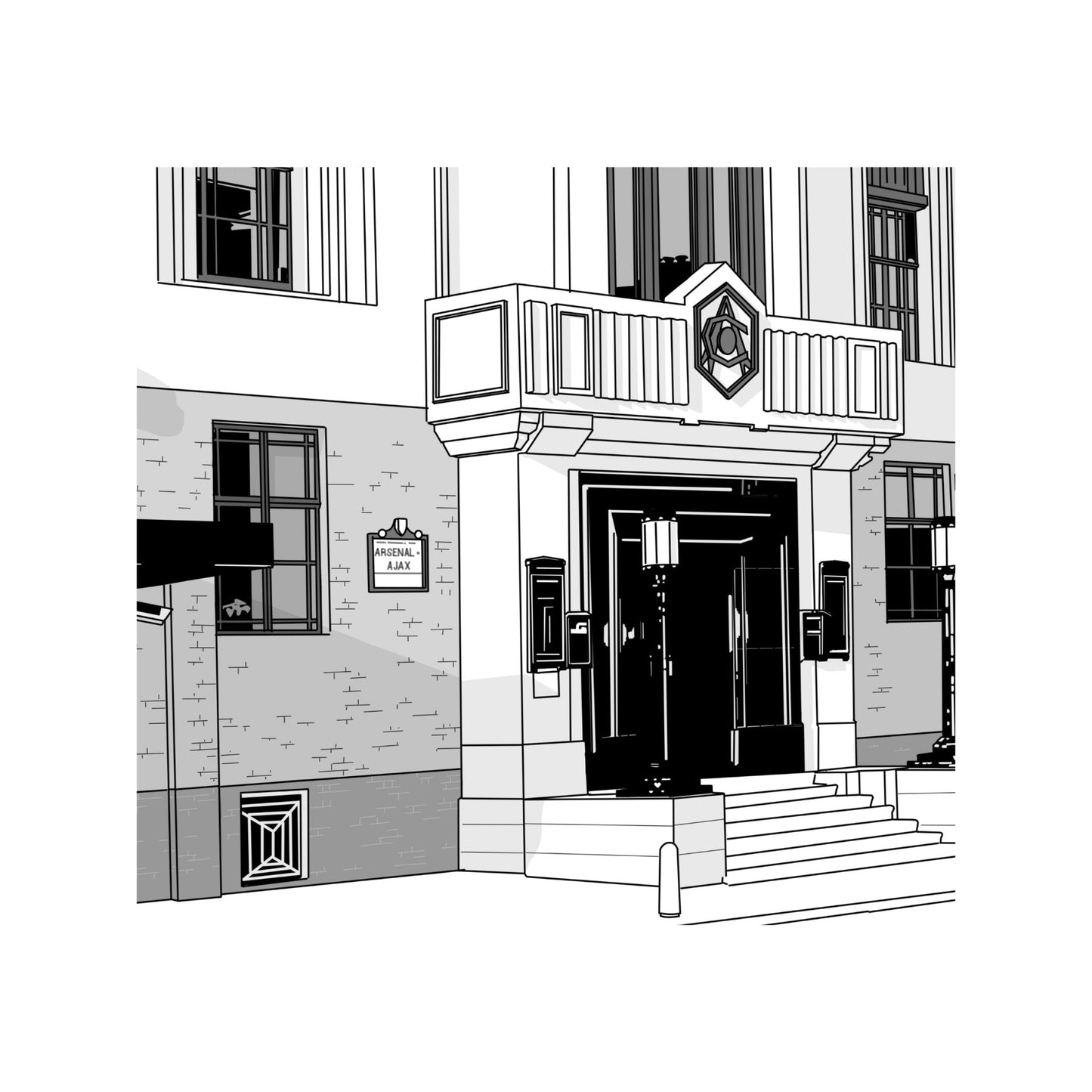 Arsenal Football Artwork - Highbury Stadium