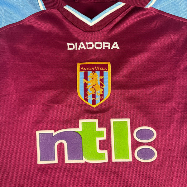 Aston Villa 2000/2001 Home Football Shirt Large
