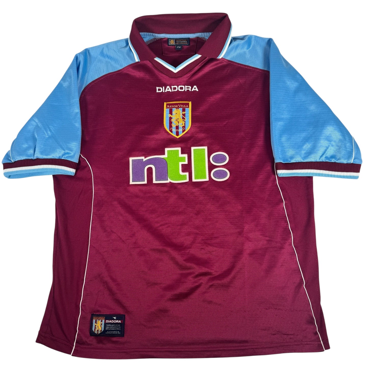 Aston Villa 2000/2001 Home Football Shirt Large