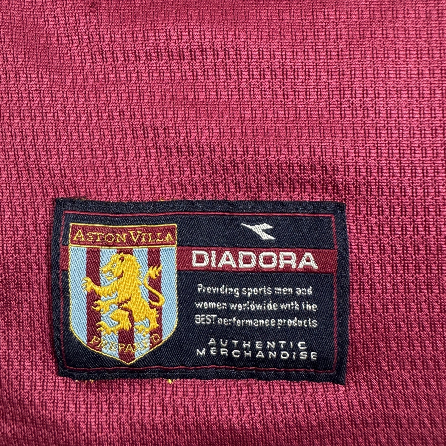 Aston Villa 2000/2001 Home Football Shirt Large