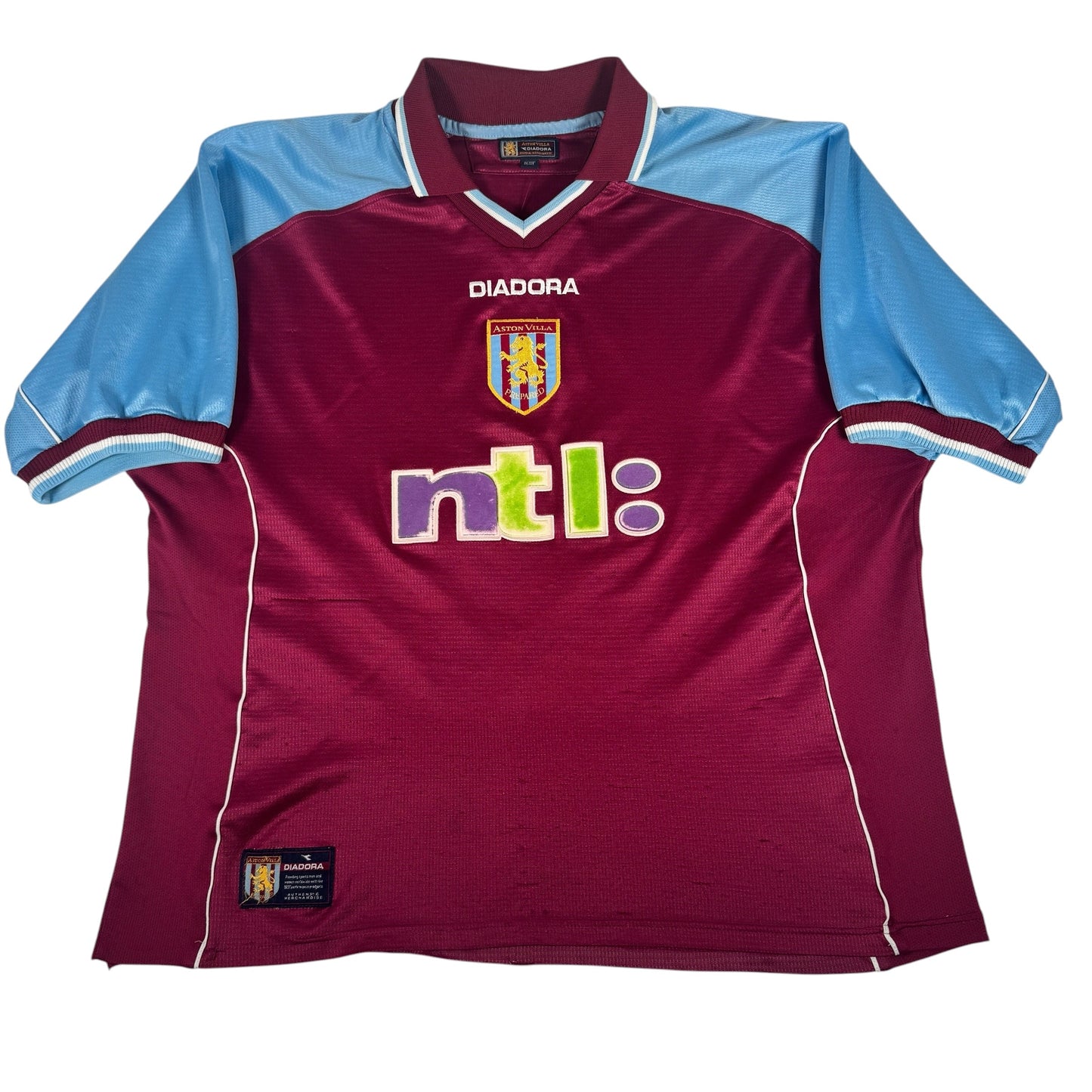 Aston Villa 2000/2001 Home Football Shirt XL