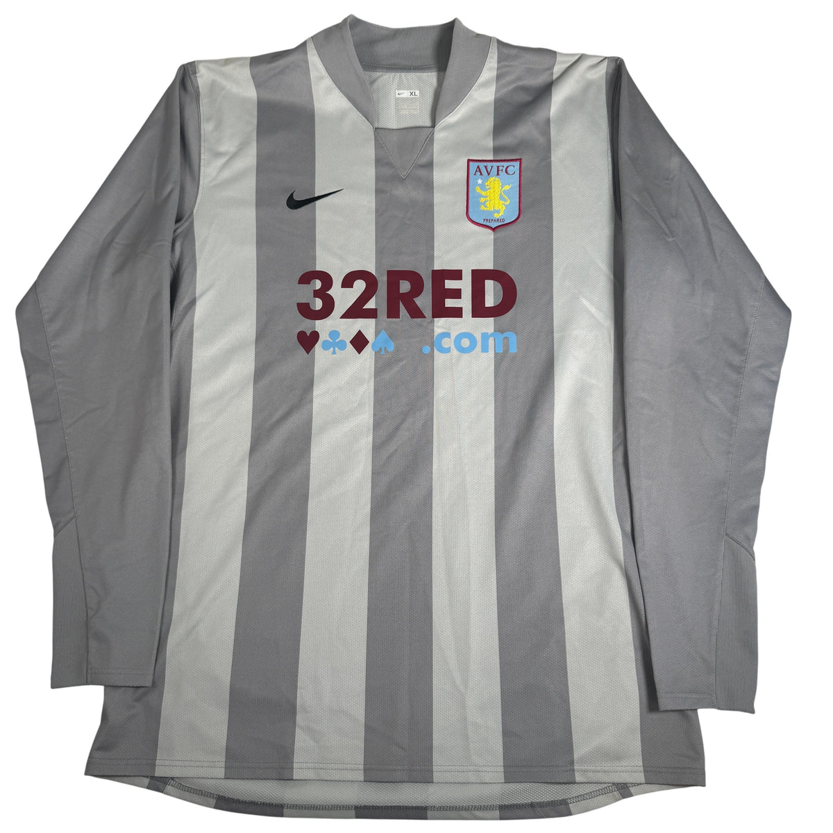 Aston Villa 2007/2008 Goalkeeper Player Spec Long Sleeve Football Shirt XL