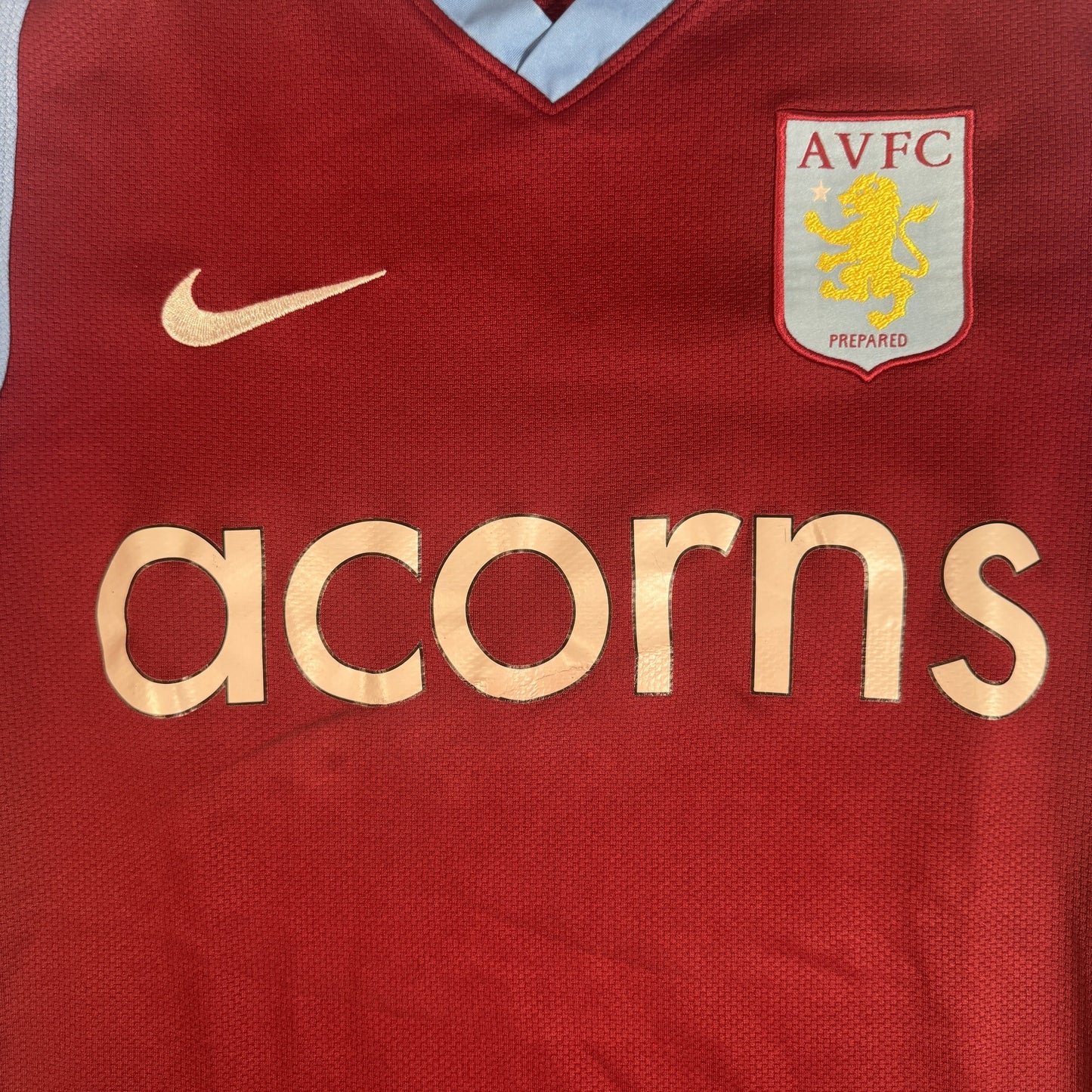 Aston Villa 2008/2009 Home Football Shirt Small