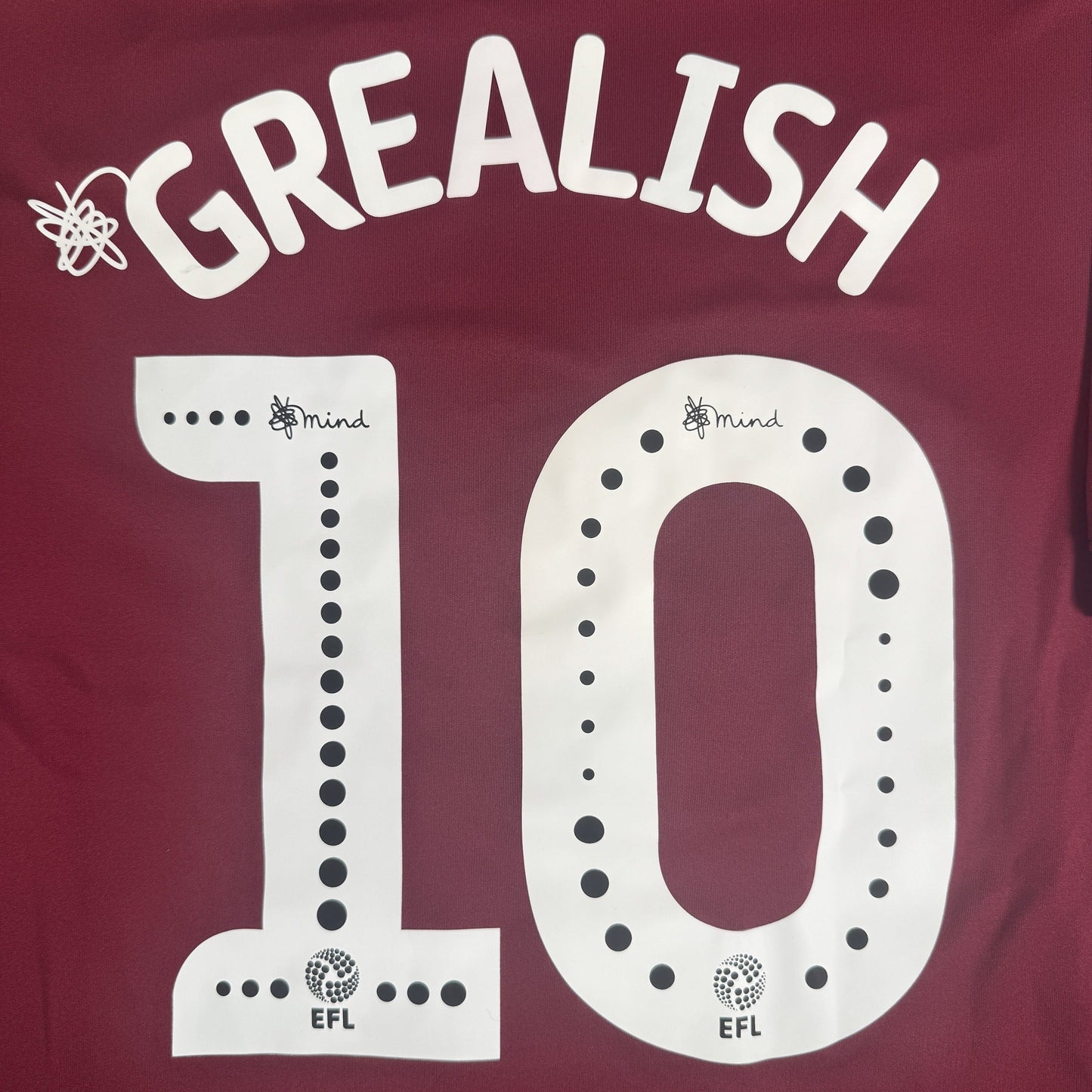 Grealish 10 Aston Villa 2018/2019 Home Football Shirt Large