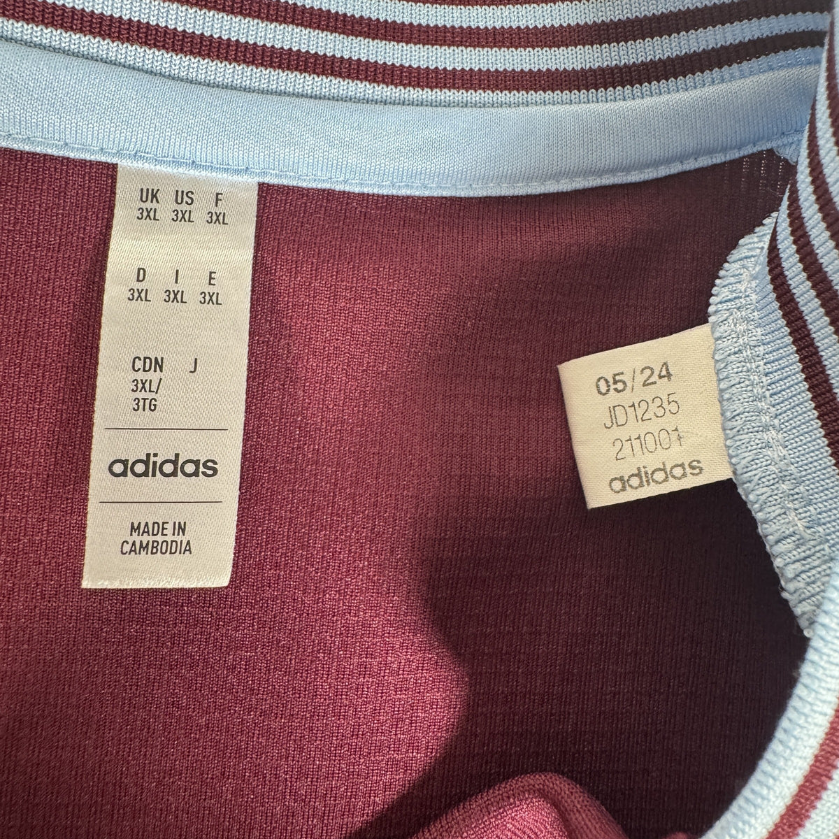 Aston Villa 2024/2025 Home Football Shirt 3XL