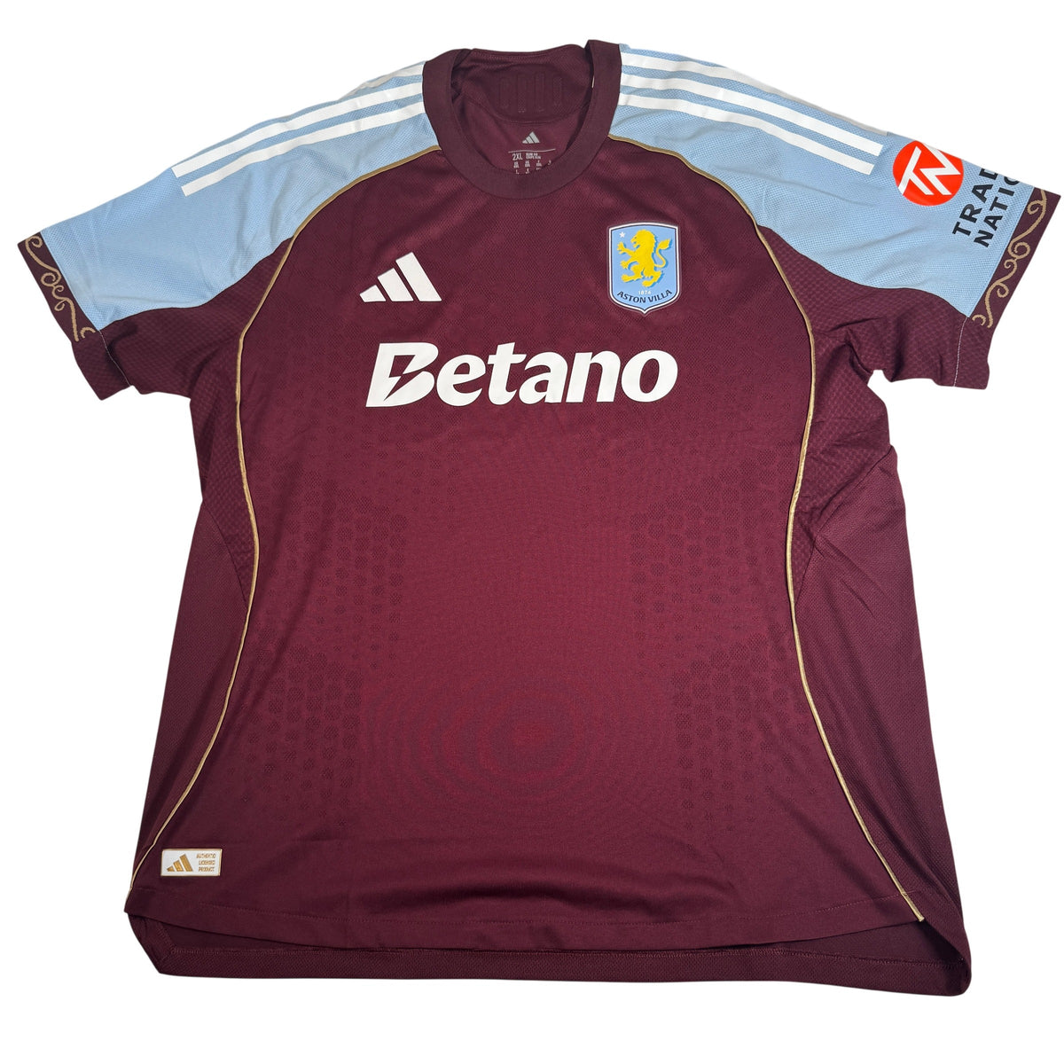 Aston Villa 2025/2026 Home Player Spec Football Shirt 3XL