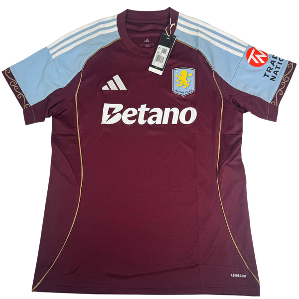 Aston Villa 2025/2026 Home Football Shirt Large BNWT