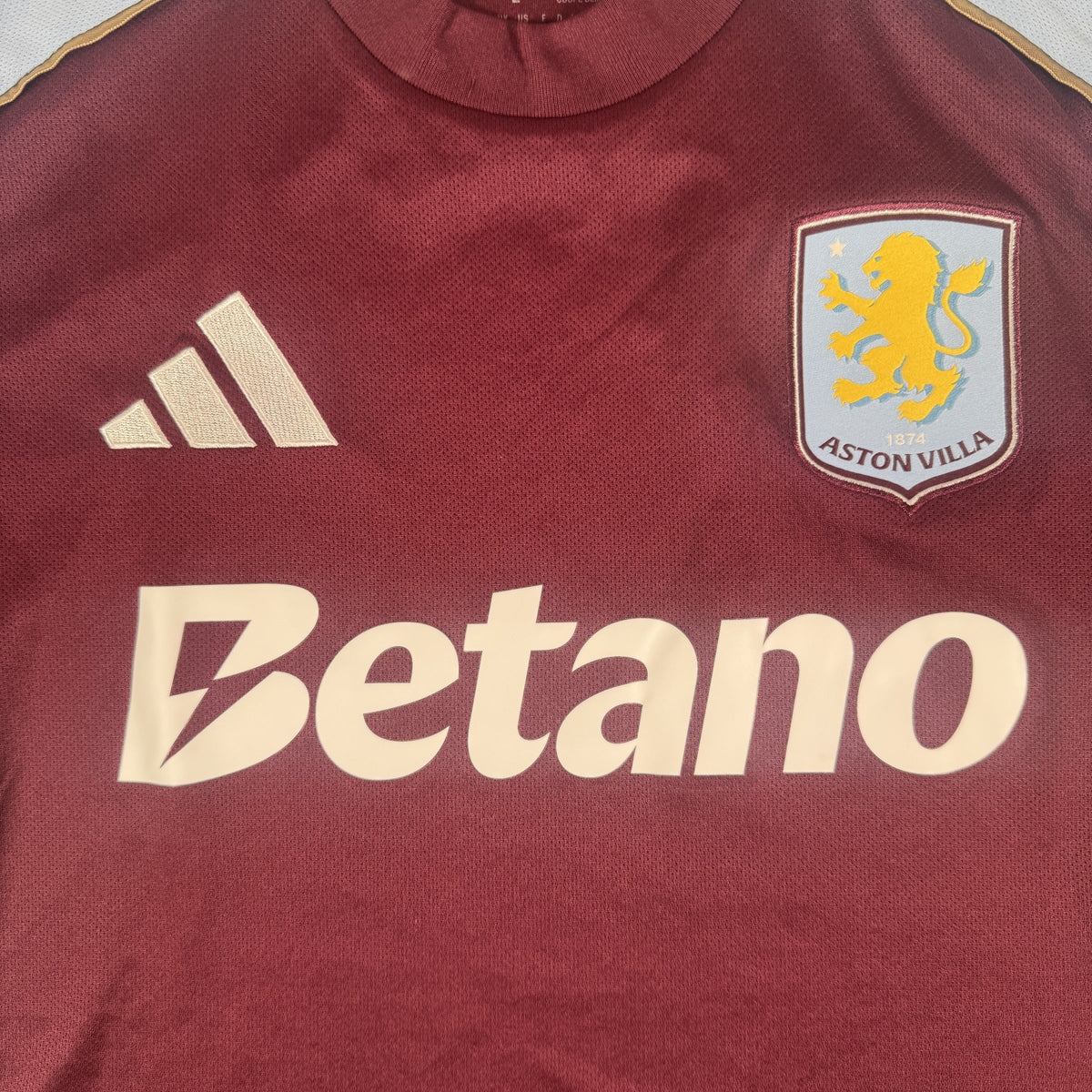Aston Villa 2025/2026 Home Football Shirt Large