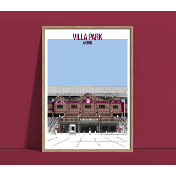 Aston Villa Football Artwork - Villa Park