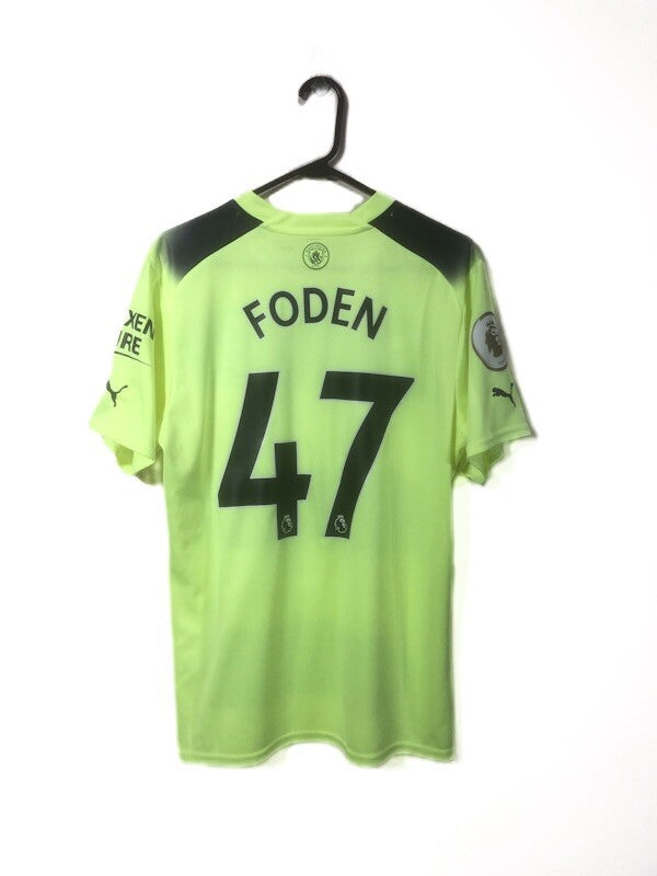 Manchester City Foden #47 2022/23 Large 3rd Shirt Excellent Condition 765734-03