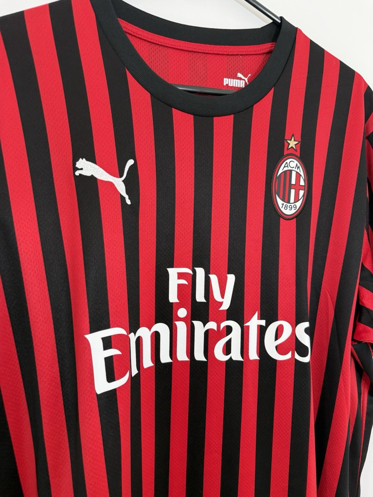 AC Milan Rebic #18 2019/20 XL Home Shirt Puma Excellent Condition 755857-01