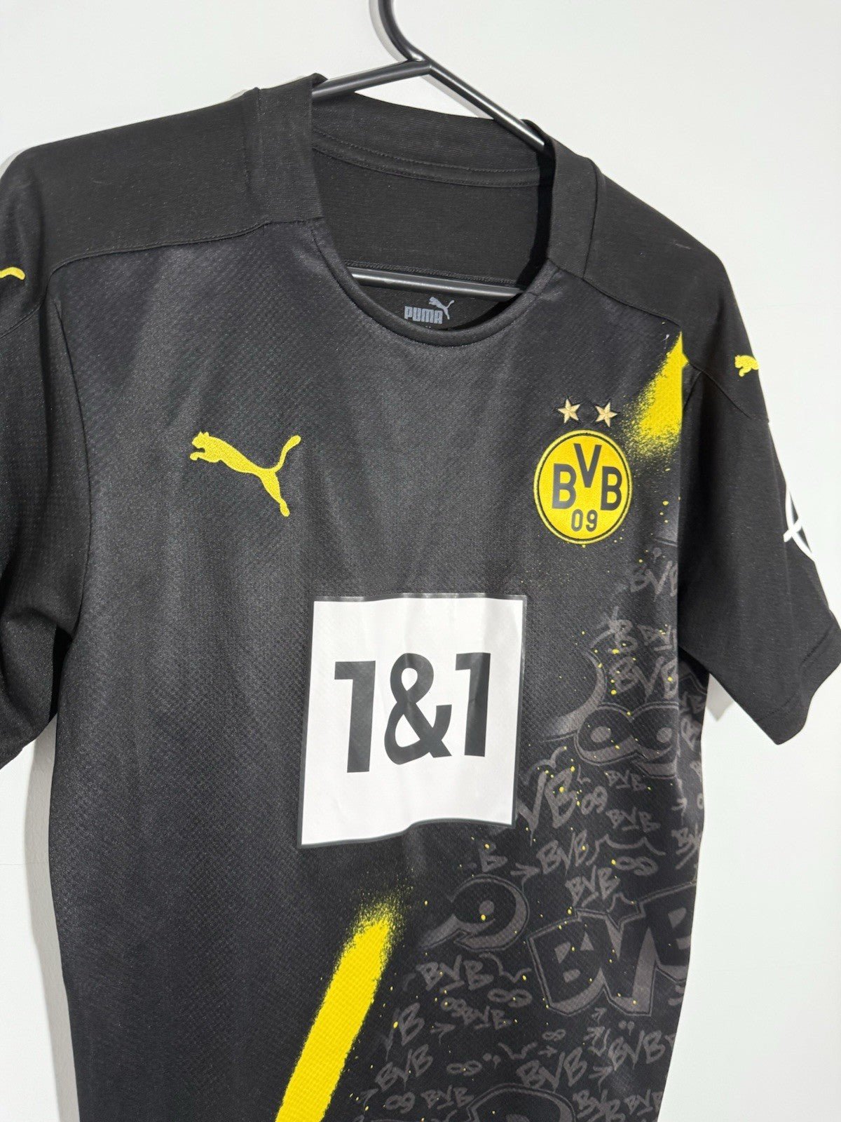 Borussia Dortmund Haaland #9 2020/21 Medium Away Very Good Condition 757161-02