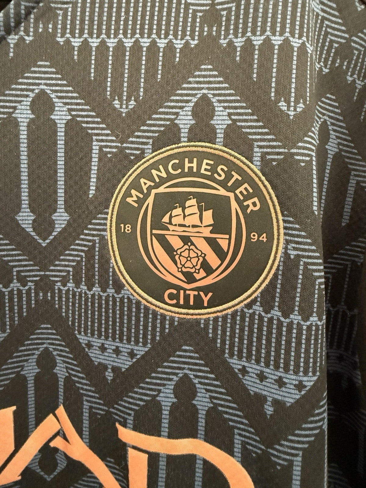 Man City De Bruyne #17 2020/21 Large Away Excellent Condition 757065-02