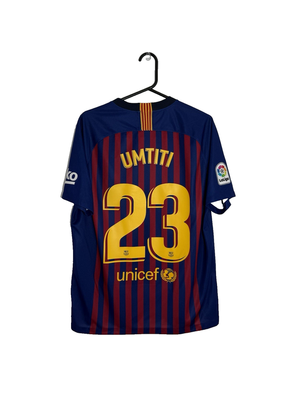Barcelona Umtiti #23 2018/19 Large Home Excellent Condition