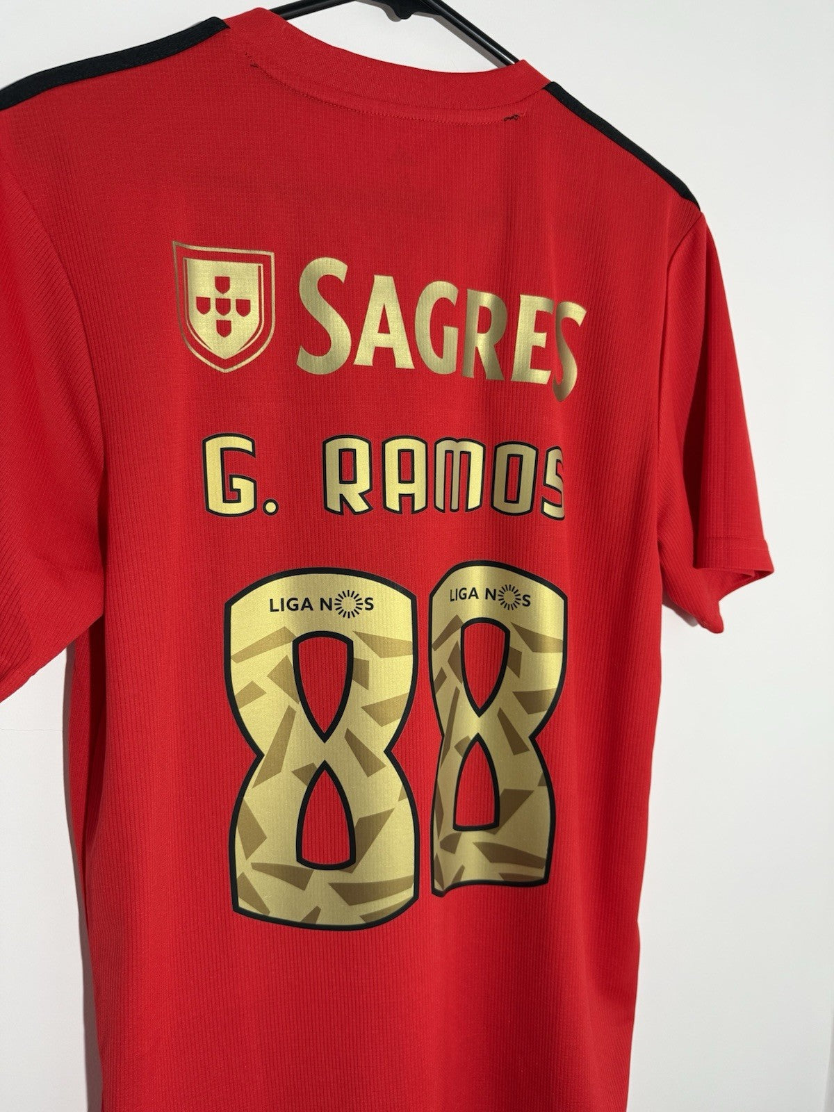 Benfica G. Ramos #88 2020/21 Medium Home Shirt Excellent Condition GJ9537