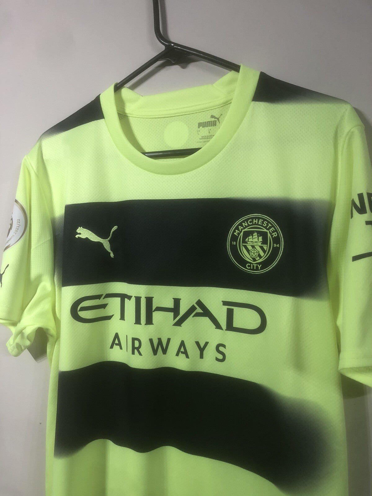Manchester City Foden #47 2022/23 Large 3rd Shirt Excellent Condition 765734-03