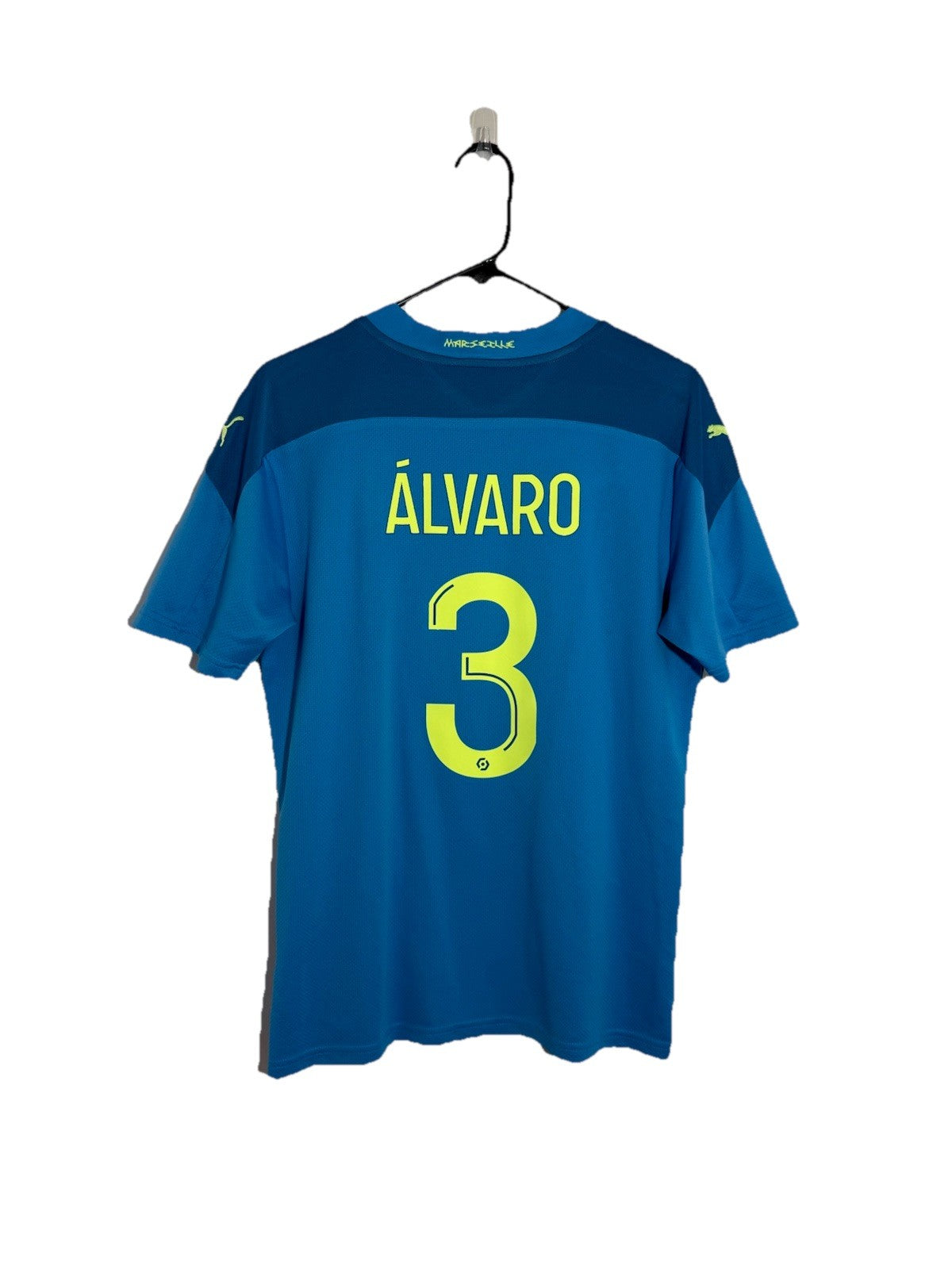 Olympique Marseille Alvaro #3 2020/21 Medium 3rd Excellent Condition 757038-04