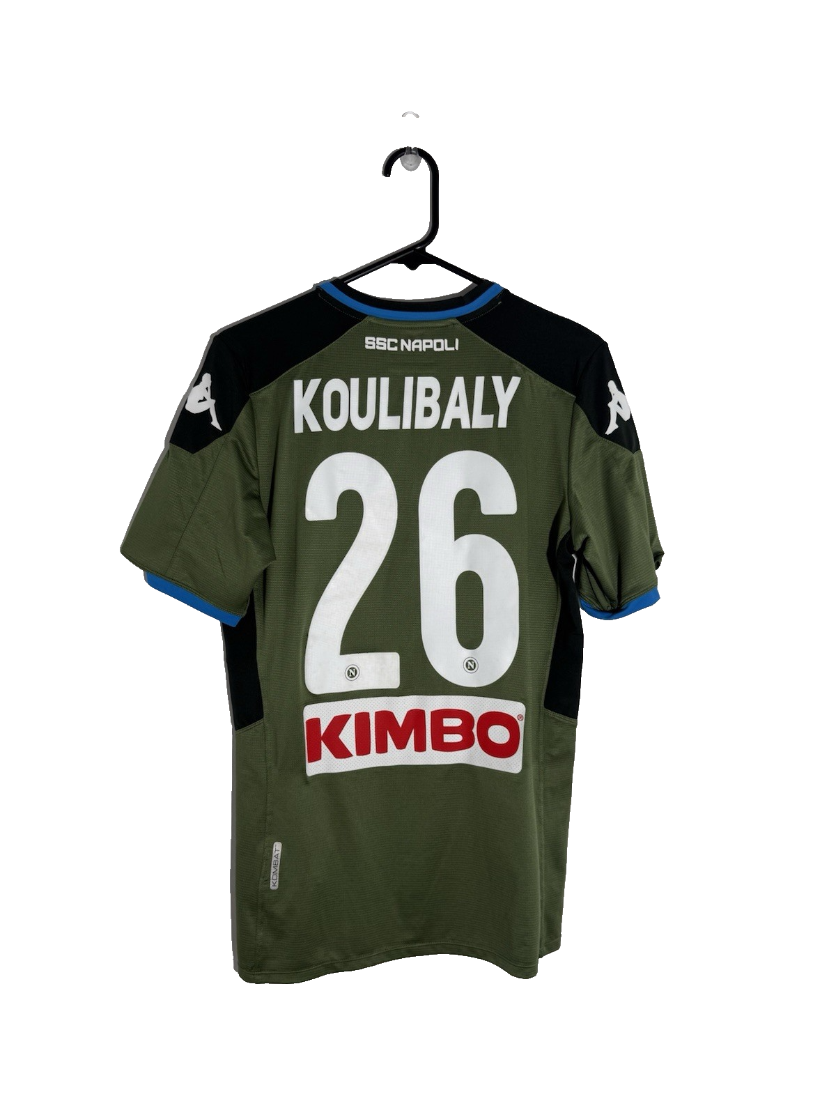 Napoli Koulibaly #26 2019/20 Kappa Medium Away Shirt BNWT 304NWA0