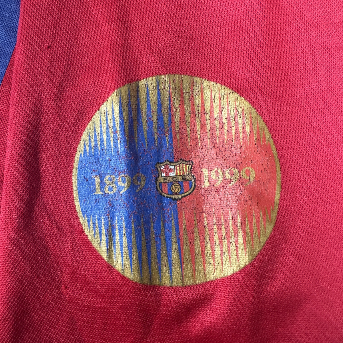 Barcelona 2000/2001 Home Football Shirt Medium