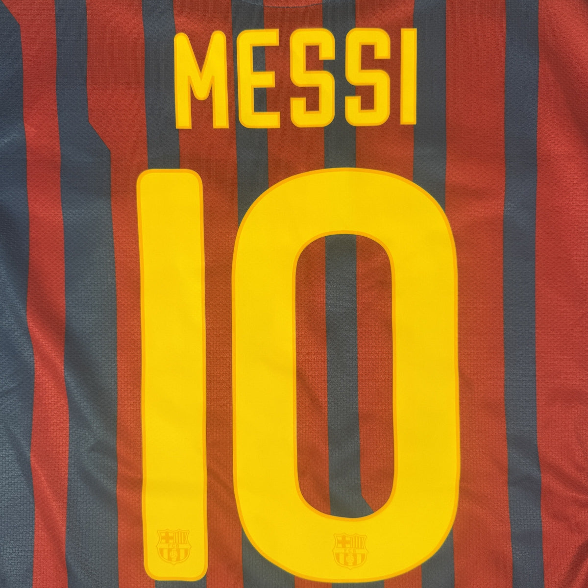Messi 10 Barcelona 2011/2012 Home Football Shirt Large