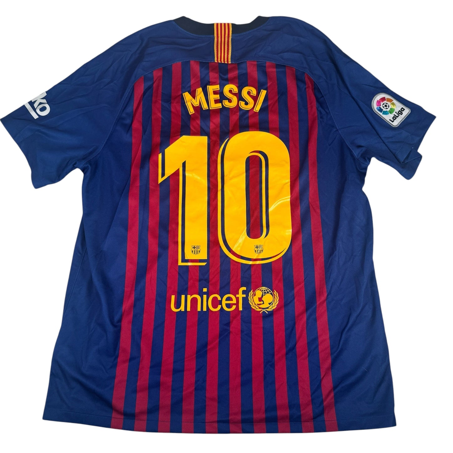 MESSI 10 Barcelona 2018/2019 Home Football Shirt XL