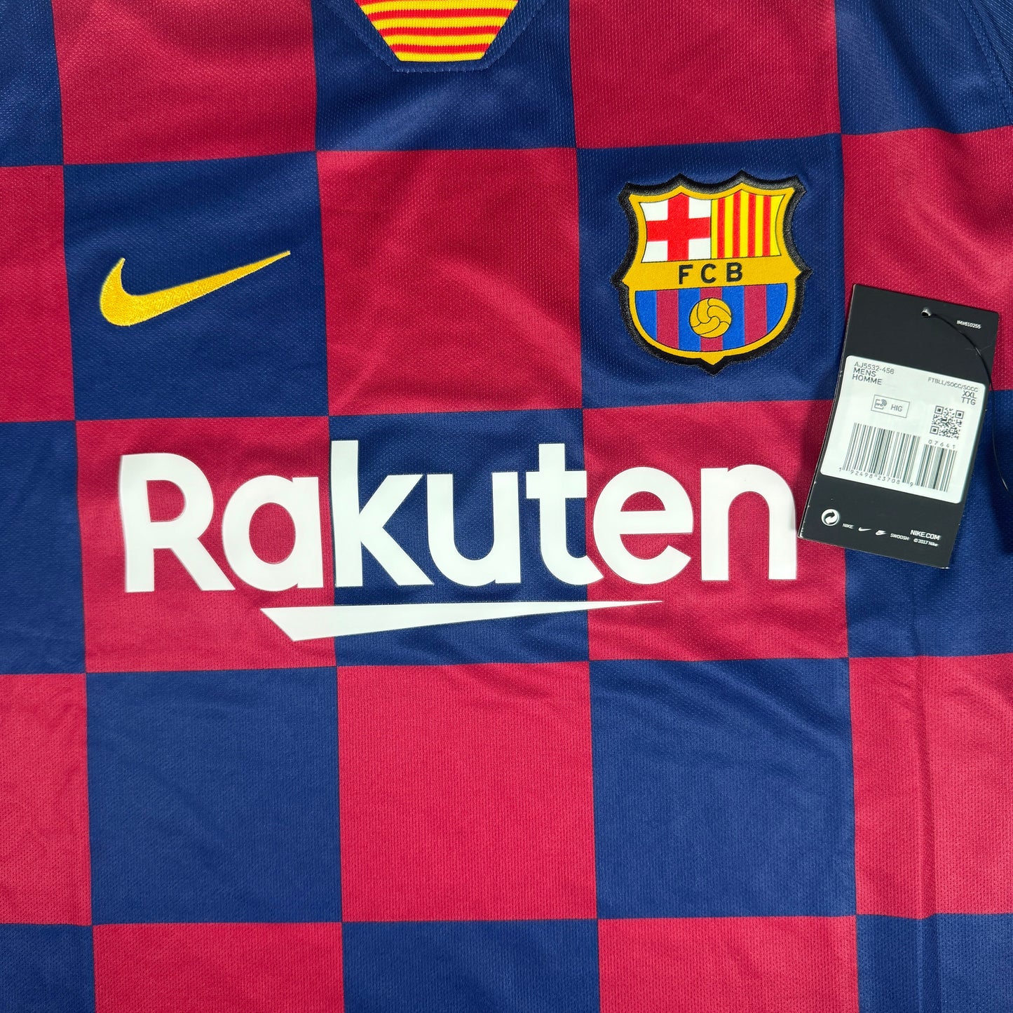 Barcelona 2019/2020 Home Football Shirt 2XL BNWT