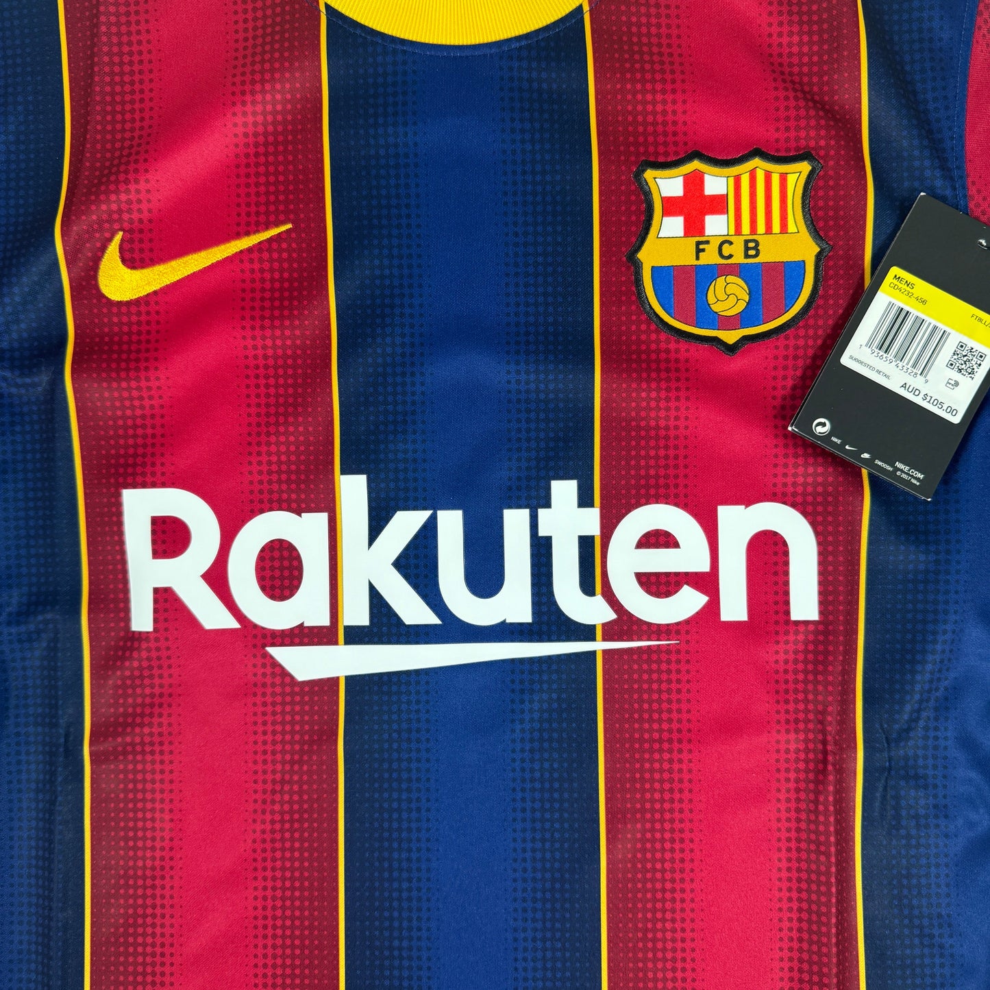 FC Barcelona 2020/2021 Home Football Shirt Small BNWT