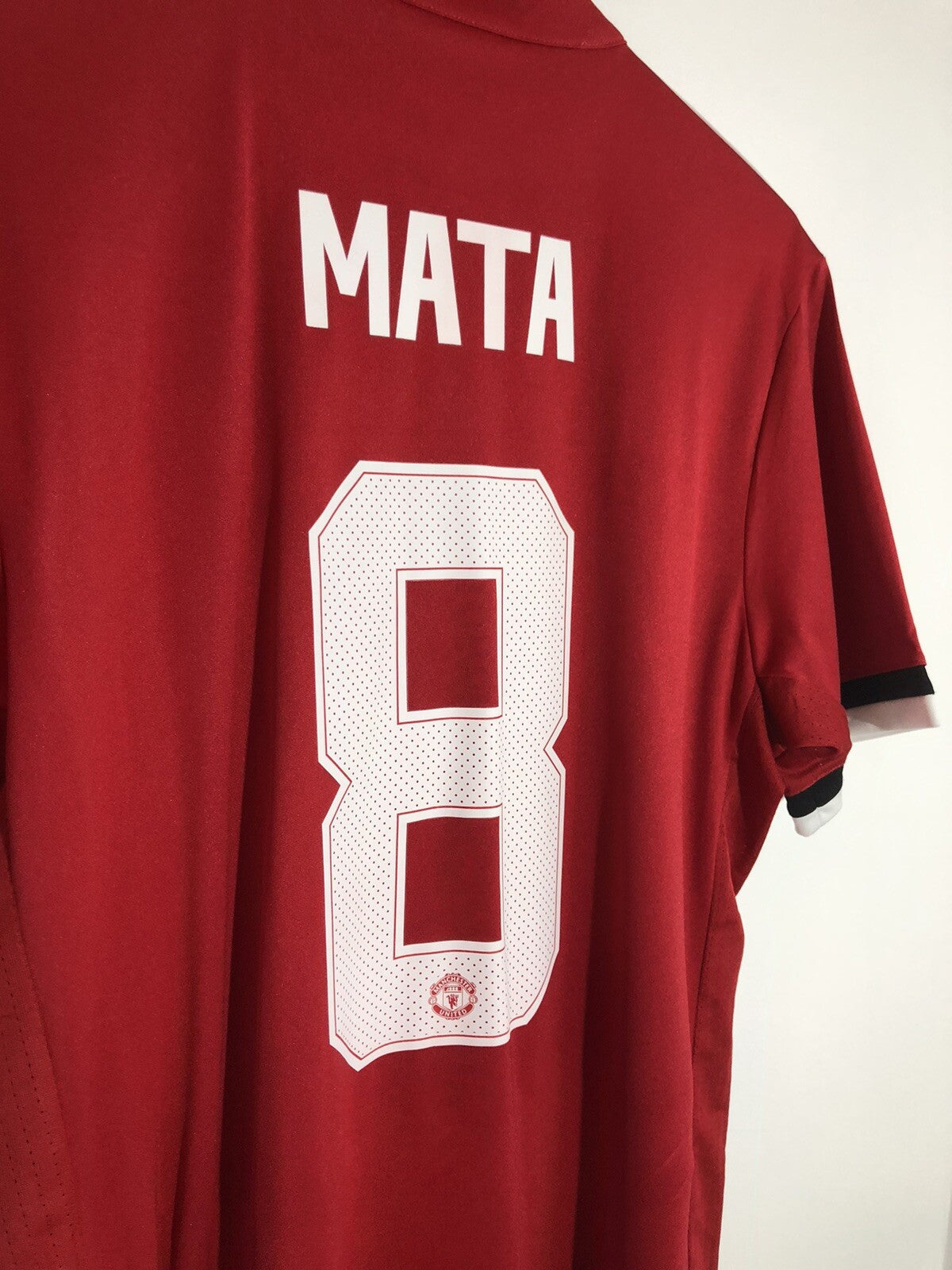 Manchester United Mata #8 2017/18 Medium Home Shirt Excellent Condition BS1214