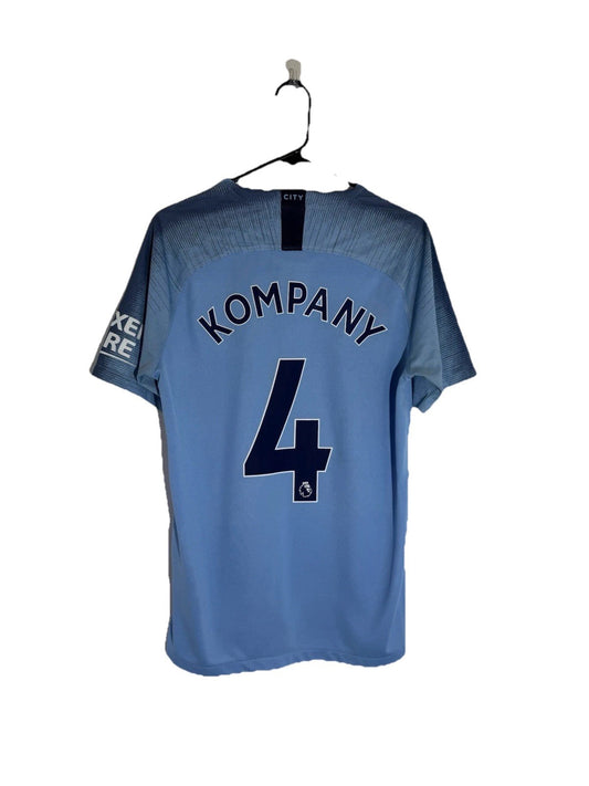 Manchester City Kompany #4 2018/19 Medium Home Excellent Condition 894431-489