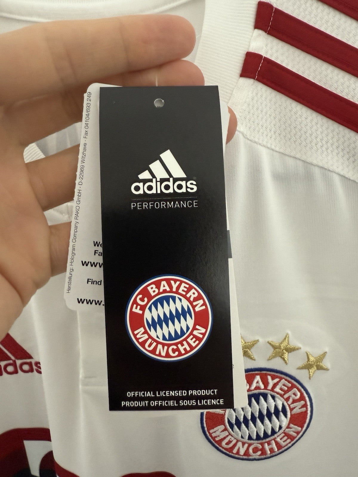 Bayern Munich Lewandowski #9 2015/16 Medium Away Shirt Adidas BNWT AH4790