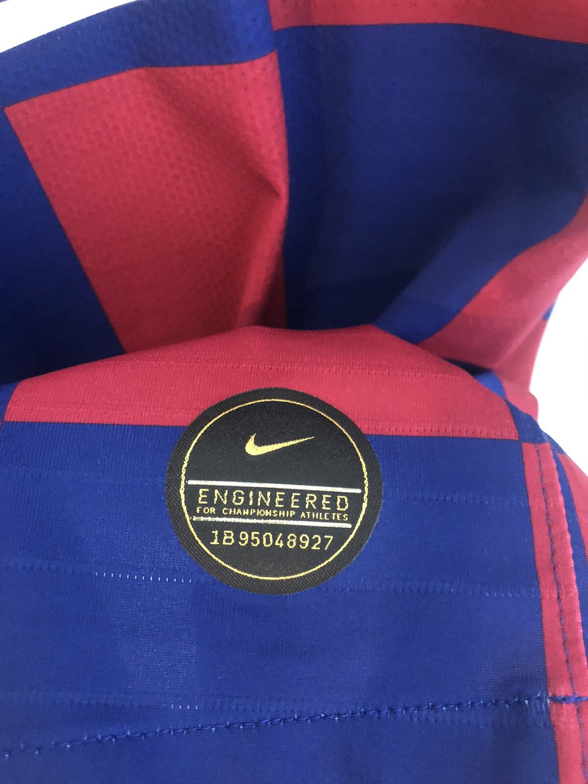 Barcelona Suarez #9 2019/20 Medium Vaporknit Home Excellent Condition AJ5257-456