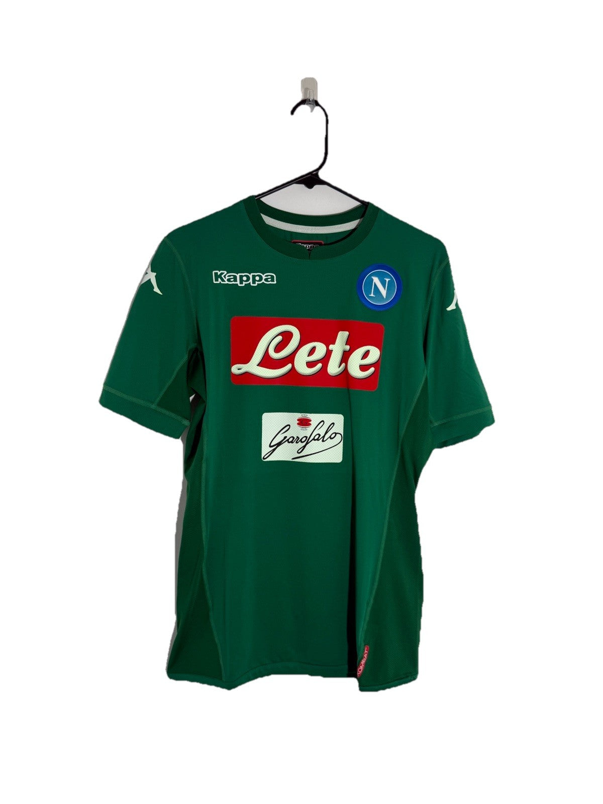 SSC Napoli Reina #25 2017/18 Large Goalkeeper Kappa Slim Home Shirt BNWT 303V450